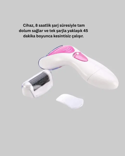 Şarjlı Epilatör ve Ayak Törpüsü Seti