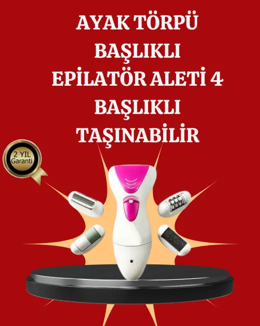 Çok Amaçlı Kadın Bakım Seti Epilasyon ve Törpü