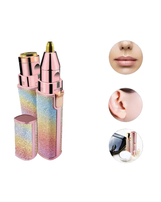 8000 RPM Taşınabilir Epilatör – Kaş Düzeltici ve Dudak Epilatörlü Pille Çalışan