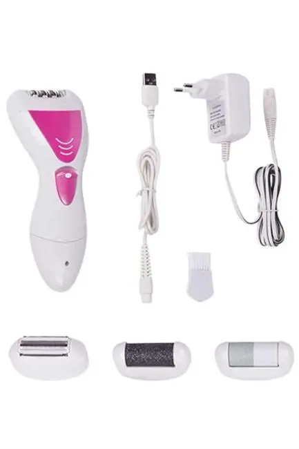 Şarjlı Epilasyon Cihazı Çok Başlıklı Ayak Bakımına Uygun Epilatör Aleti