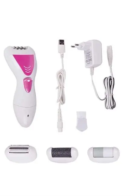 Epilatör Cihazı Epilasyon Aleti Çoklu Başlık Seçeneği Ayak Törpüsü