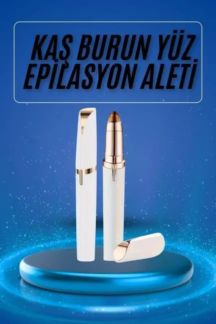 Epilasyon Aleti Tüy Kıl Alma Kaş Bıyık Unisex Yüz Bakım Tıraş Aleti