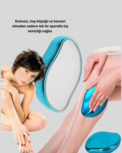 Kristal Epilatör Tüy Alma Aparatı Topuk ve Ölü Deri İçin Uygun
