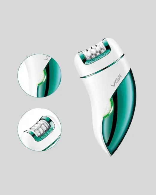 3 in 1 Epilatör Metal Başlıklı IPX5 Su Geçirmez 90 Dakika Şarjlı Epilasyon Cihazı