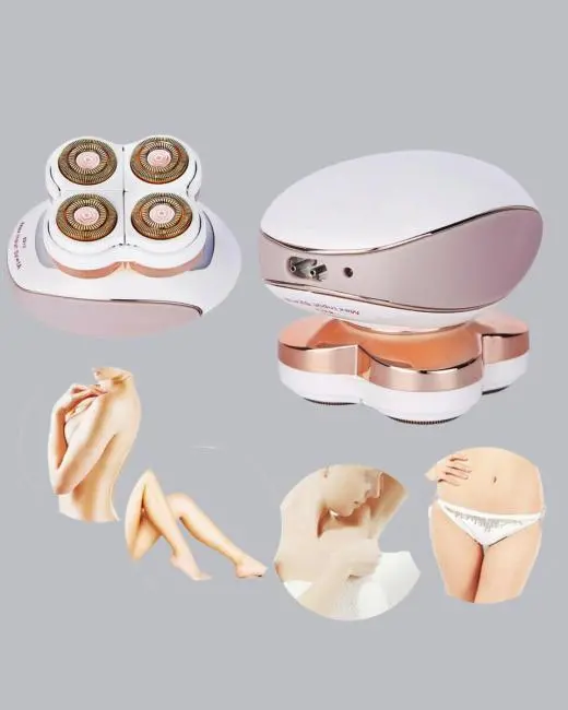 Pürüzsüz Cilt İçin Çok Başlıklı Ağrısız Tıraş Makinesi