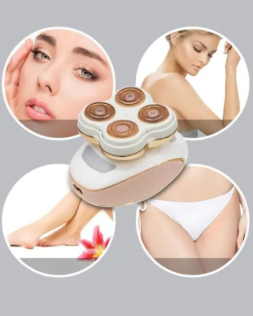 Pürüzsüz Cilt İçin Çok Başlıklı Ağrısız Tıraş Makinesi