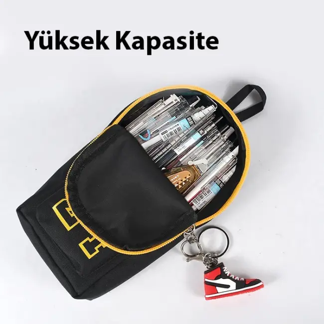 ALLY büyük kapasiteli tuval kalemlik kılıf tutucu kalem kutusu-(5775)