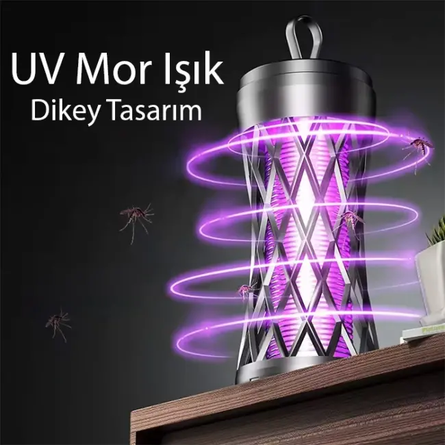 EZERE TX-WD02 UV Işıklı Elektrikli Sivrisinek Kapanı-(5775)