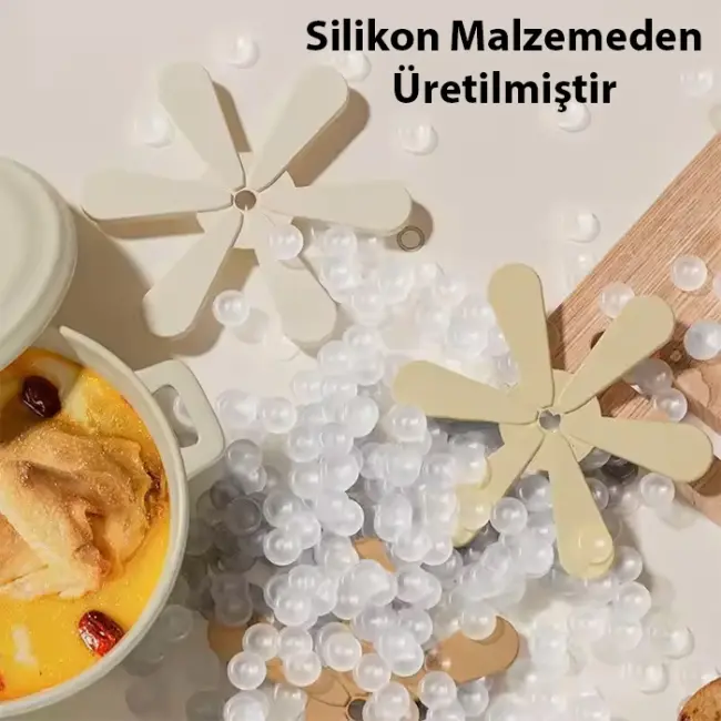 EZERE Yüksek ısıya Dayanıklı Çaydanlık Ve Tencere Kaymaz Servis Altlığı mat-(5775)