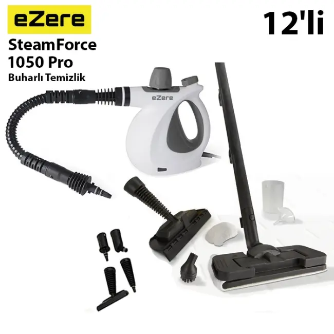 EZERE Çok Fonksiyonlu Buharlı Temizleyici - Buharlı Temizlik Makinası-(5775)