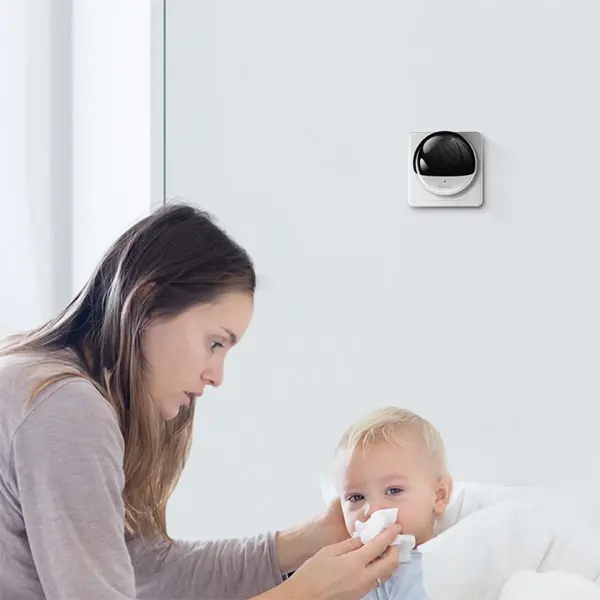 Baseus Plug-İn Led Gece Lambası Ses İle Kontrol Akıllı Gece Led Işık-(5775)