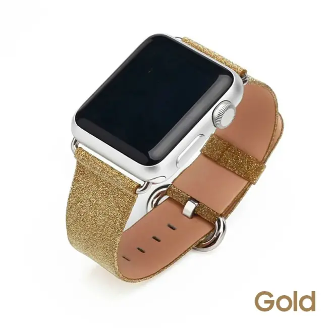 Ally Apple Watch 7-8 45mm 6-5-4 44mm Kordon Kayış Deri İnce Sim İşlemeli 3-2-1 42mm-(5775)