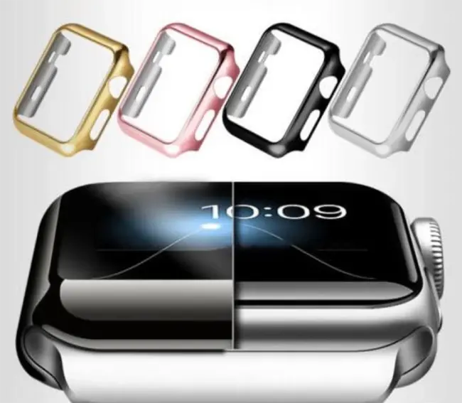 Ally Apple Watch İçin 38mm Lazer Kaplama Koruma Kılıf-(5775)