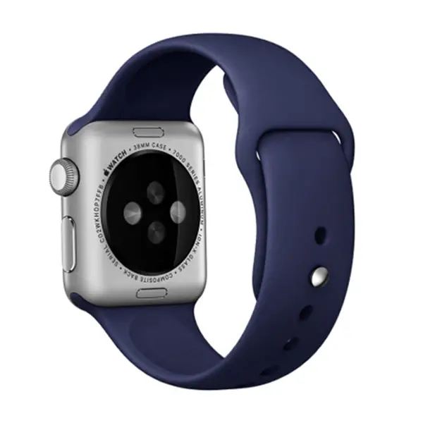 Ally Apple Watch 7-8 41mm 6-5-4- 40mm Silikon Kordon Kayış 3-2-1 38mm-(5775)