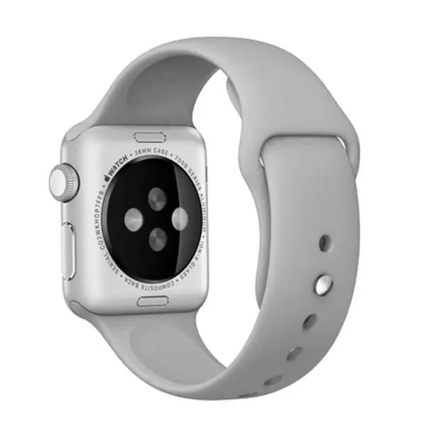 Ally Apple Watch 7-8 41mm 6-5-4- 40mm Silikon Kordon Kayış 3-2-1 38mm-(5775)