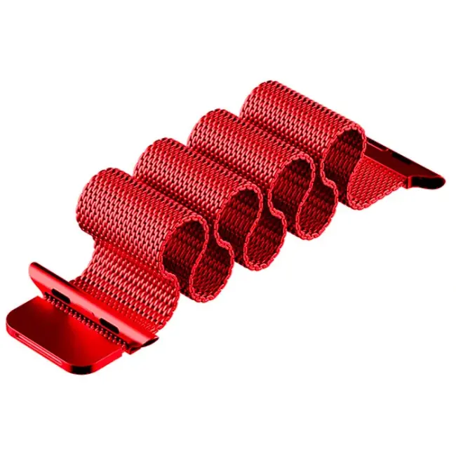 Ally Apple Watch 7-8 45mm 6-5-4 44mm Kayış Kordon Metal Milano Loop 3-2-1 42mm-(5775)