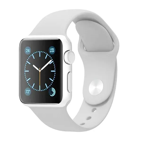 Ally Apple Watch 7-8 45mm 6-5-4 44mm Silikon Kordon Kayış 3-2-1 42mm-(5775)