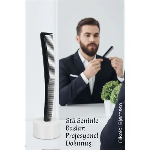 Bıyık Kesim ve Tarama Tarağı Eğimli Bıyık Tarağı