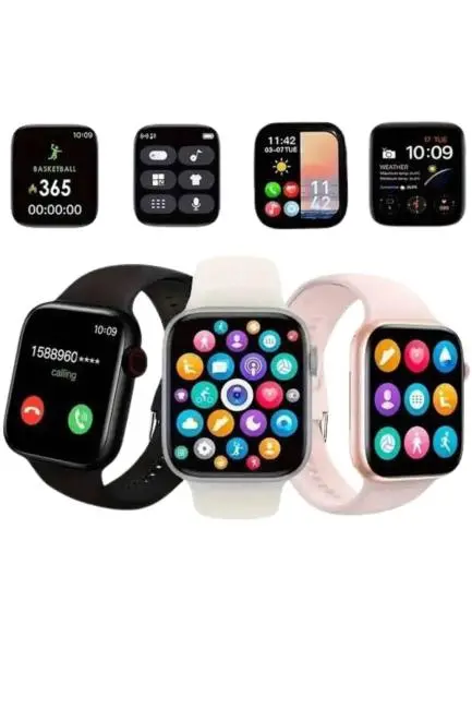 Akıllı Saat Çok Fonksiyonlu Uyku Takibi Adımsayar Nabız Ölçer Arama Cevaplayan