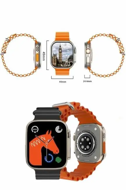 Yeni Nesil Bluetooth Bağlantılı Akıllı Saat Sosyal Medya Girişli Uyku Takibi