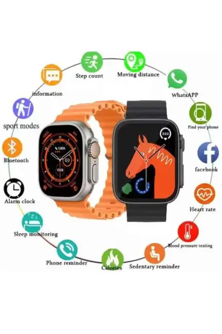 2025 Model Akıllı Saat Kordon Hediyeli Çağrı Cevaplama Uzun Pil Süreli Android İOS Uyumlu