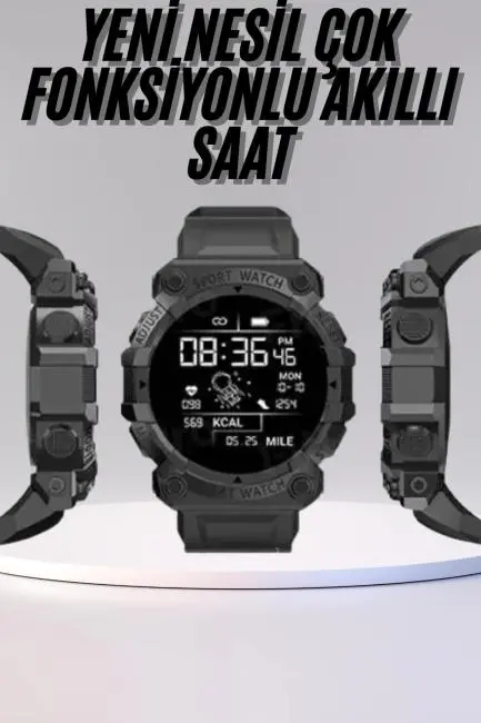 Yeni Nesil Çok Fonksiyonlu Uyku ve Sağlık Takibi Yapabilen Siyah