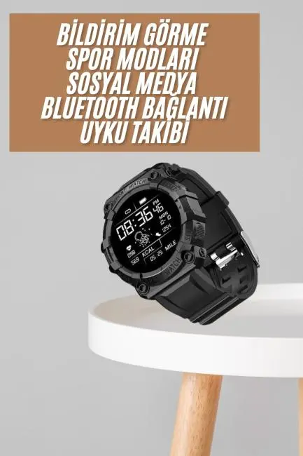 Yeni Nesil Çok Fonksiyonlu Uyku ve Sağlık Takibi Yapabilen Siyah
