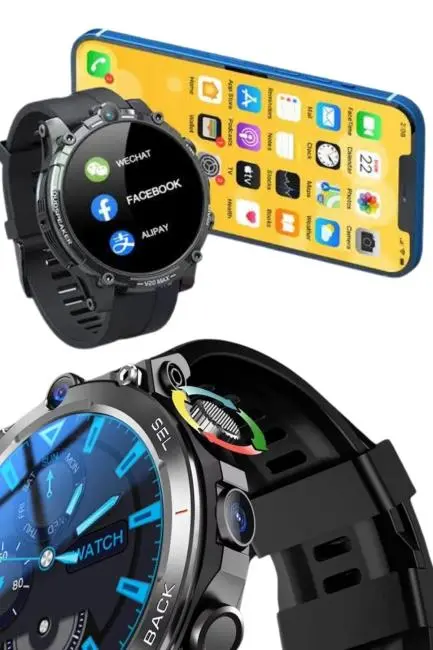 Akıllı Saat Yeni Model Sesli Asistan Bildirim Görme Bluetooth Bağlantılı Müzik Dinleme