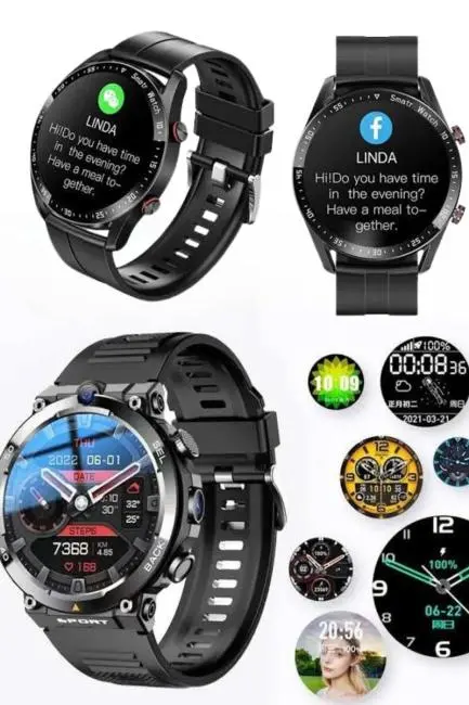 Yeni Nesil Akıllı Saat Arama Cevaplayan Uzun Pil Ömrü Müzik Dinleme