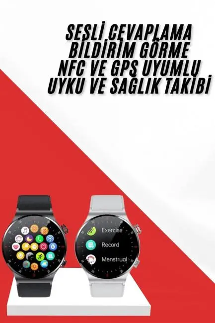 Akıllı Saat Arama Cevaplama Müzik Dinleme GPS Takibi