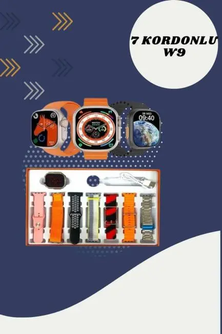 Yeni Model Akıllı Saat ve Kulaklık Kampanyası Nabızz Ölçer Bluetooth Bağlantılı Uzun Pil Ömrü