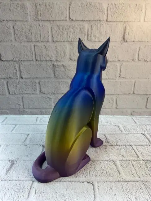 Koyu Rainbow Kedi Biblo Modern Salon ve Raf Dekoru