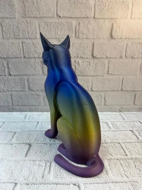 Koyu Rainbow Kedi Biblo Modern Salon ve Raf Dekoru