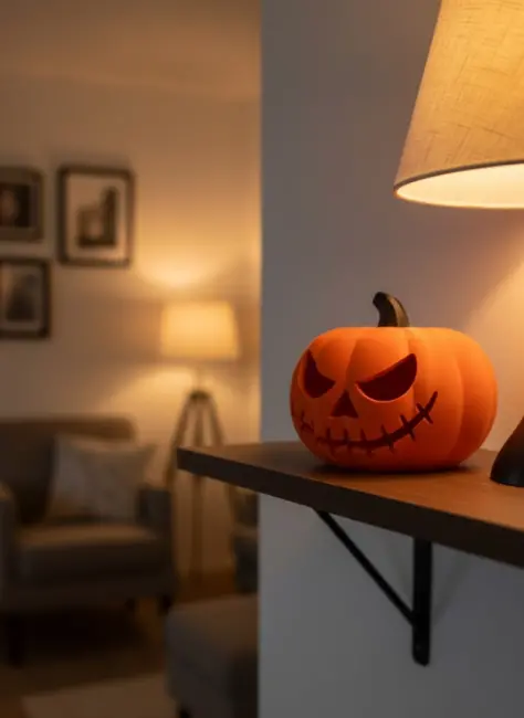 Halloween Balkabağı Dekor 23×15 cm Cadılar Bayramı Biblo Süs Objeleri