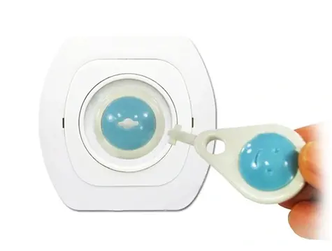 Amerikan Prize Uygun Anahtarlı Çocuk Koruma Priz Kilidi 6 Adet