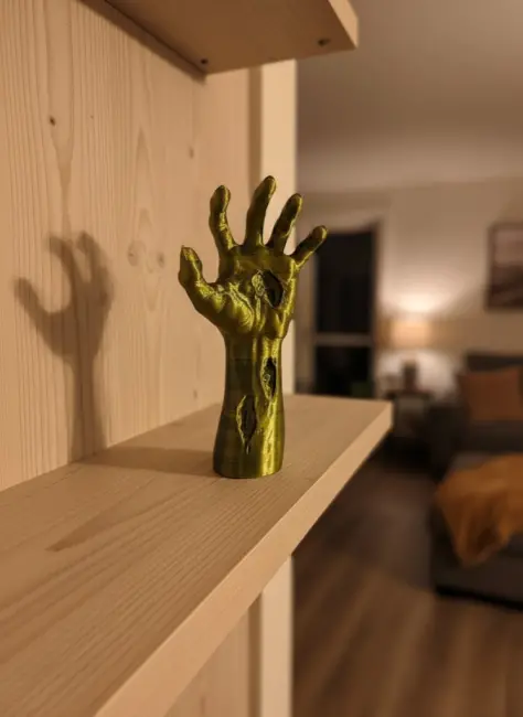 Dekoratif El Heykeli 22×7 cm Fantastik Koleksiyonluk Masaüstü Figür