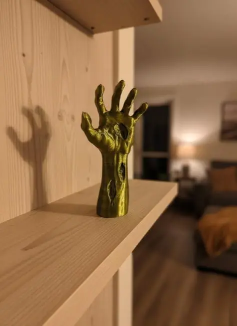 Dekoratif El Heykeli 22×7 cm Fantastik Koleksiyonluk Masaüstü Figür