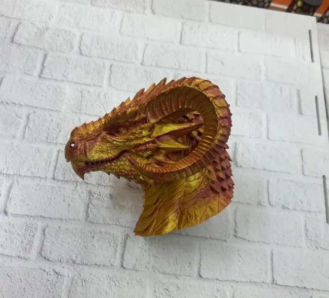 Mitolojik Gold Ejderha Biblo Fantastik Koleksiyon Ürünü