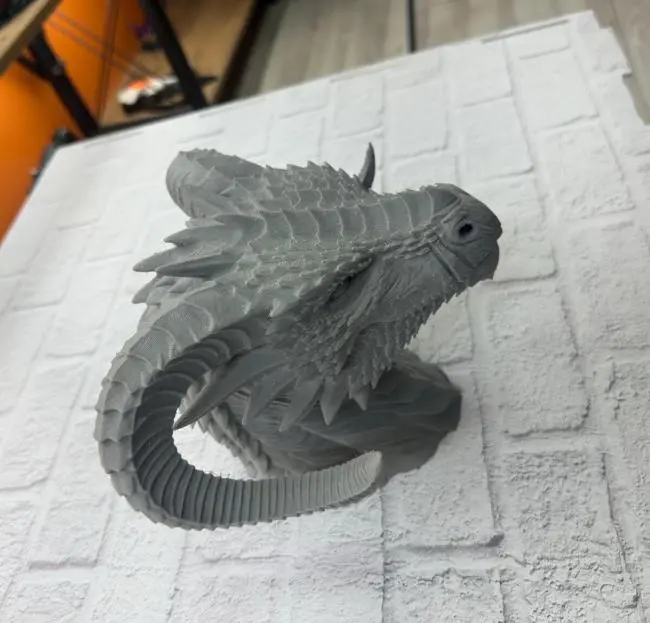 Asılabilir / Masaüstü Ejderha Modeli 3D Dekoratif Heykel 22x17 cm