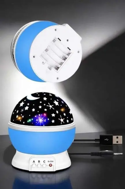 Yıldızlı Gökyüzü Projeksiyon Gece Lambası Hareketli Işık Şovu