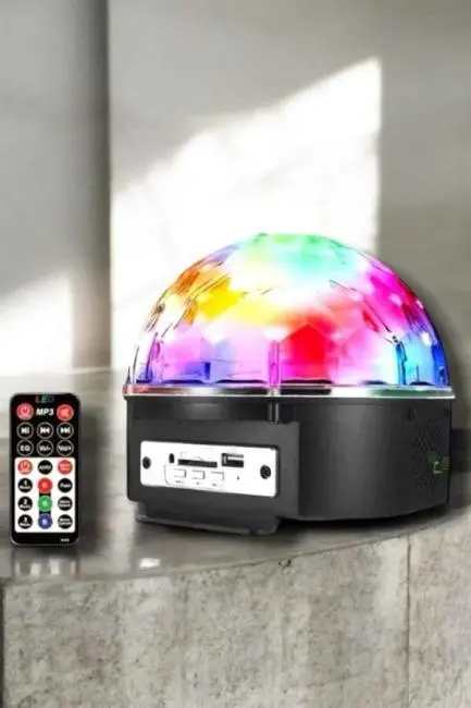 Kompakt Tasarımlı Telefon Kontrollü Disko Topu Işıkları