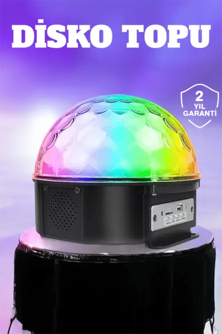 Kompakt Tasarımlı Telefon Kontrollü Disko Topu Işıkları