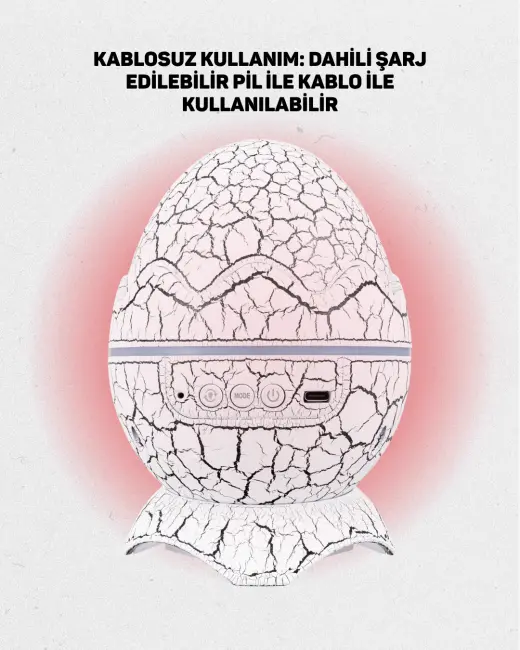 Uzaktan Kumandalı USB Girişli Döner Projektör Lamba