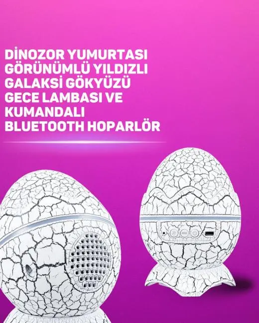 Bluetooth Hoparlör Özellikli 7 Renkli Gece Aydınlatması