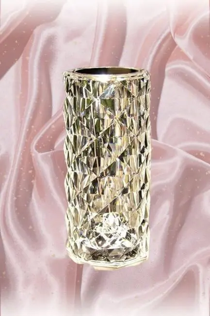 Sevgililer Günü İçin Hediye Kristal Lamba Sevgiliye Hediye USB Şarjlı Gece Lambası
