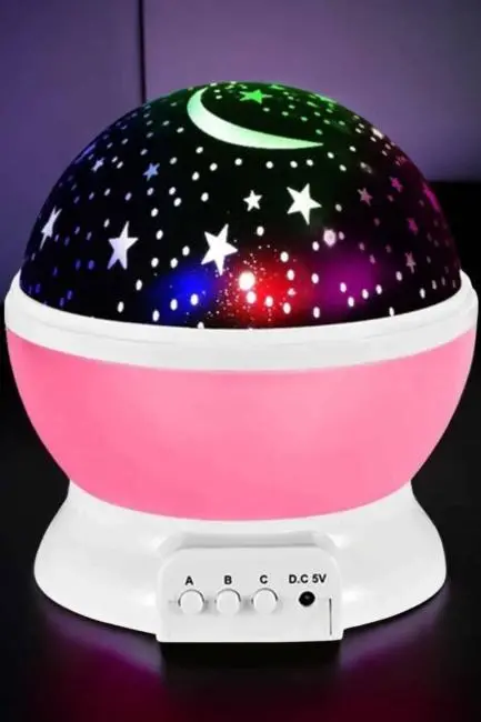 Çocuklara Özel Yıldızlı Gece Lambası