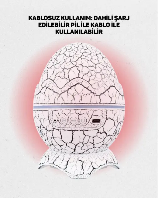 Çocuk Odası İçin Galaxy Projektör + Beyaz Gürültü + Uzaktan Kumandalı