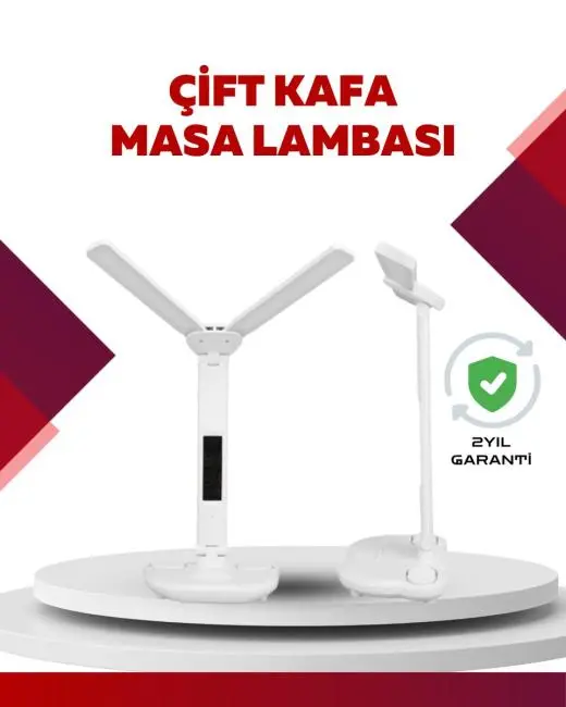 Göz Koruyucu LED Okuma Lambası | Titreşimsiz Işık Kalemlik ve Stand Fonksiyonlu