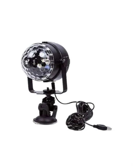 7 Farklı Aydınlatma Modu ve Ses Sensörlü Disko Topu Lambası