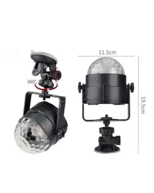 Uzaktan Kumandalı Ses Kontrollü LED Disko Işığı - Parti ve Kulüpler İçin